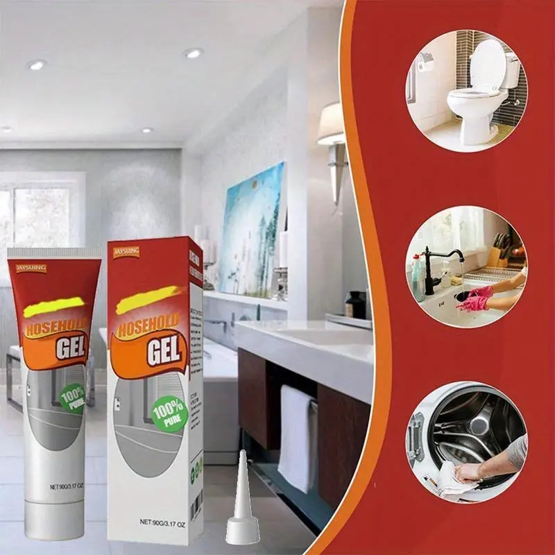 Versatile Cleaning Formula – Works for Double Kitchen Sinks, Bathtubs, Toilets, Seals & Bathroom Areas