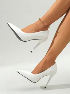 Elegant Pointed Toe High Heels, 6-8cm Ultra-Slim Stiletto, Perfect Leg Shape, Classic Design for All, Stand Out in Style