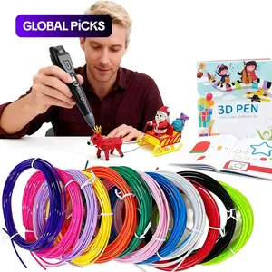 3D Printing Pen 06s, Easy Operation, No Clogging, Uniform Extrusion, 3 Speed Settings, 12 Colors Pla Material, Good Gift, Color Box Packaging #GLOBAL PICKS