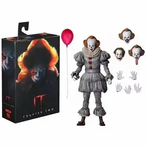 Neca Clown Doll Decorative Figurine, Ultimate Version Balloon Edition, Dancing Clown Car Decoration, Perfect Gift for Birthdays Parties Valentine's Day