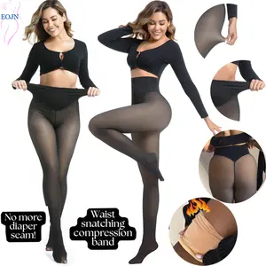 EOJN 2026 NEW LEGGINGS,THERMAL TIGHTS COMPRESSION BAND & ONE SEAM OPTION,THE ORIGINAL MAGIC FLEECE LINED LEGGINGS - S TO XL - 4 COLOUR- CLOSED FOOT - Fleece Warm Tights