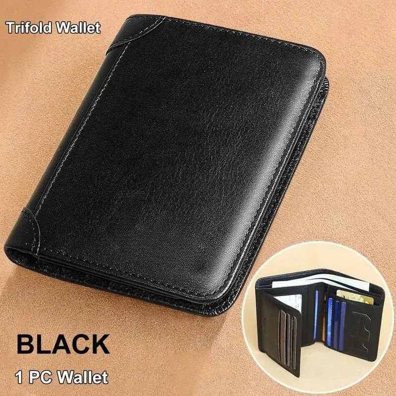 Black Trifold Wallet