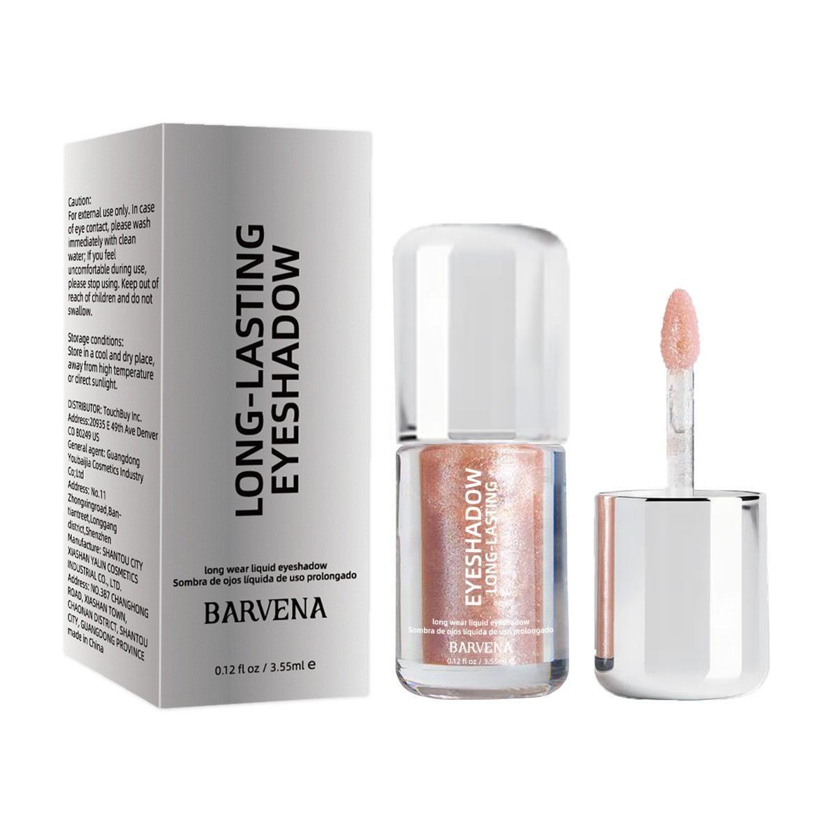 Eyeshadow BARVENA, a buildable, long-lasting, crease-proof liquid eyeshadow glitter shimmer