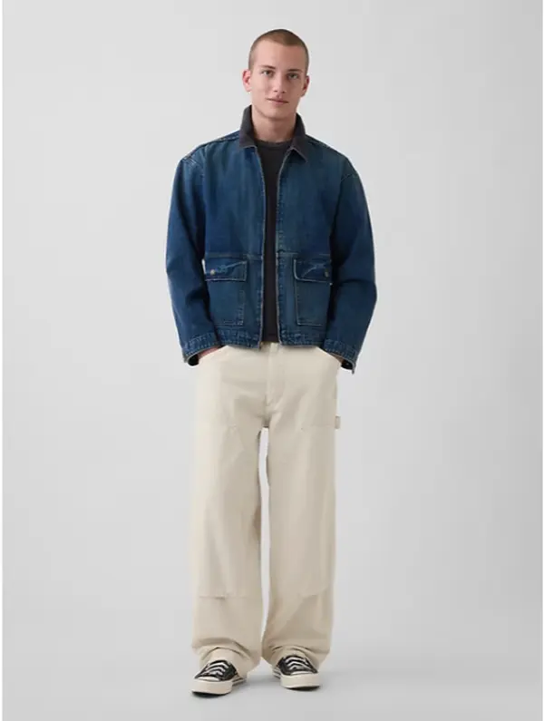 Extra Baggy Double-Knee Carpenter Jeans Length 30L