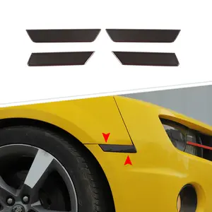 For 2010-2015 Chevy Camaro Smoked Black Wheel Eyebrow Light Cover Trim