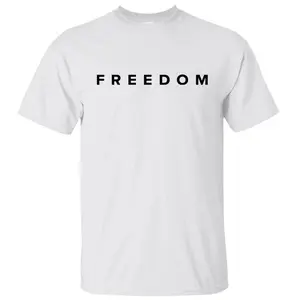 Freedom A True American Patriot Lengends Never Die Memorial T-Shirt, Shot Dead at Utah College Event Tee, Graphic Design Unisex Cotton T-shirt for Men for Women Menswear Womenswear graphic tees