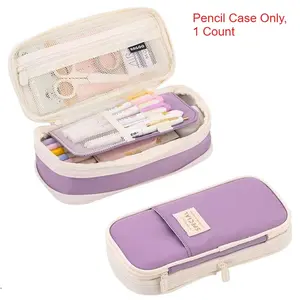 Big Capacity Pencil Case, Large Pencil Pouch Pen Box Bag - Back to School Supplies for Teen Girls Boys, Aesthetic Cute Pencil Cases Holder Organizer for Student Kids