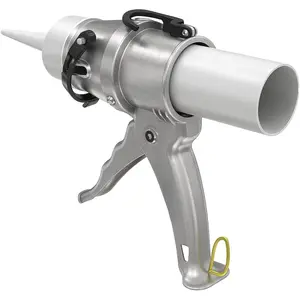 Compact 24:1 Caulking Gun - No Drip Caulk Gun - Patent Design - Lightweight Aluminum Frame - Works with all 10 oz Tubes (SILIGUN PRO)