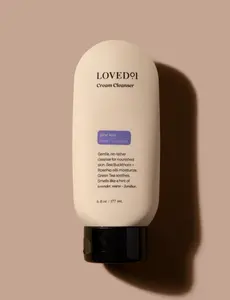 Loved01 Cream Cleanser | Lavender Gentle No-Lather Cleanser for Face & Body | Vegan Ingredients | Dermatologist-Tested | Moisturized Skin