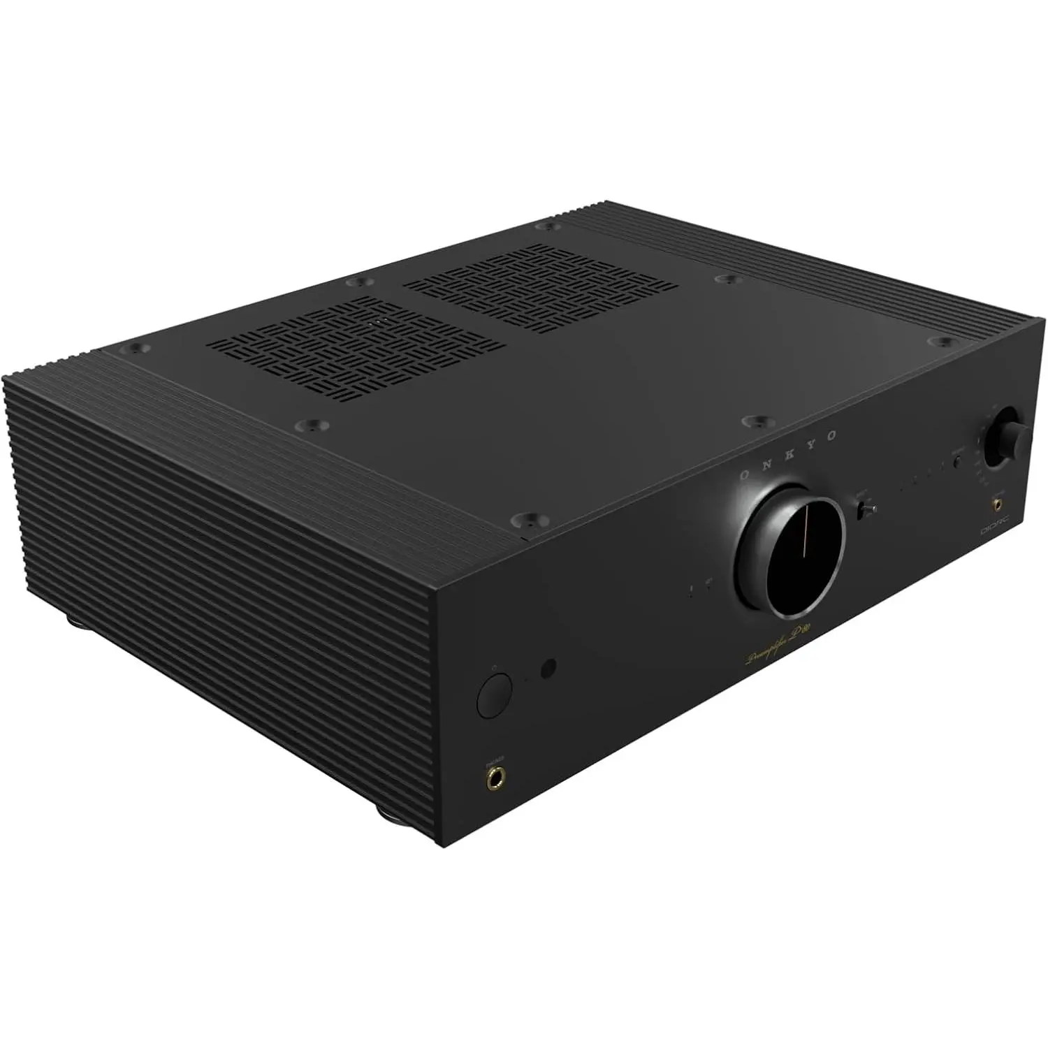 Onkyo P-80 Hi-Fi Network Preamplifier - Black, Dirac Live, Modern Streaming Features, Stereo, Ethernet, RCA Jacks, Distortion-Less Sound, Engineered for Ultimate Distortion-Less Sound, Smartphone Audio Compatibility