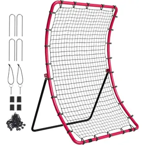 VEVOR Baseball and Softball Rebounder Net, PitchBack Baseball Pitching Net, Volleyball Pitch Return Trainer Rebound Net with Pitching Target, All Angle Fielding Rebound Net for Grounders Pop FliesVEVOR Super Brand Day