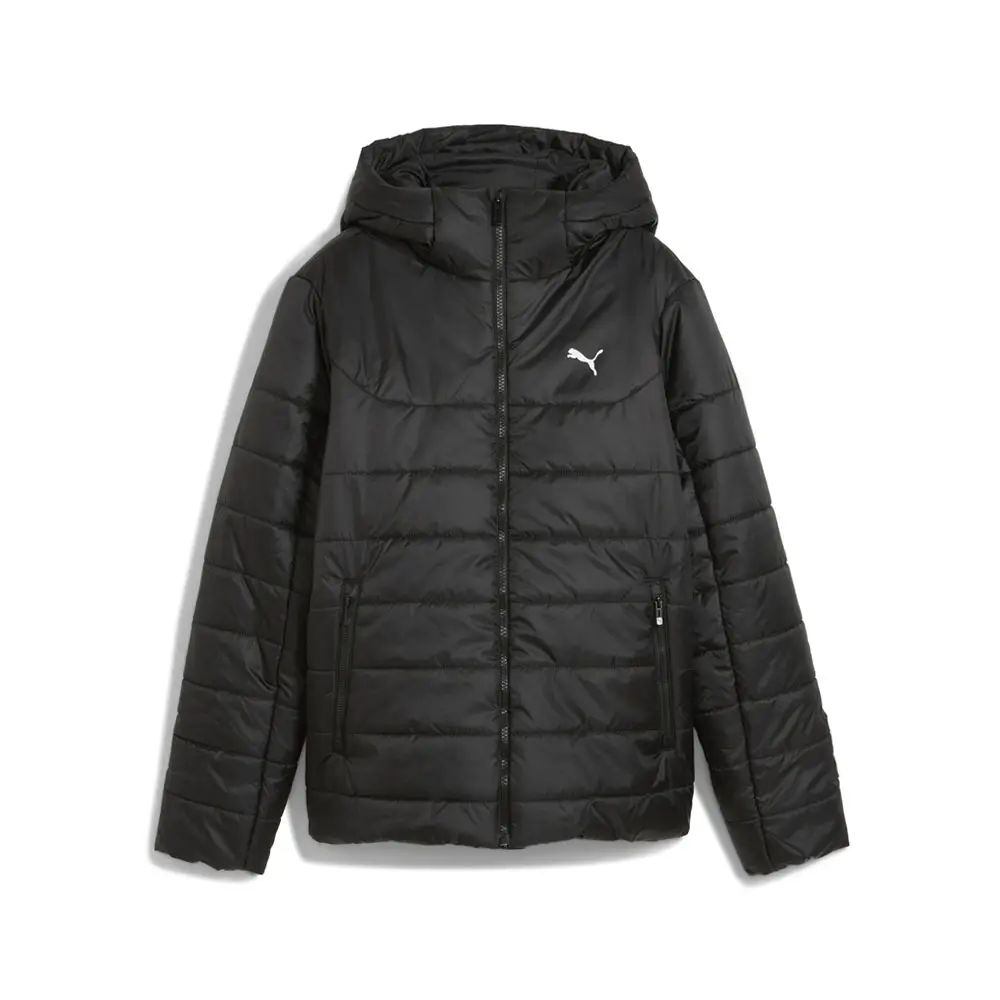 PUMA Womens Essentials Insulated Jacket Athletic Outerwear Casual - Black