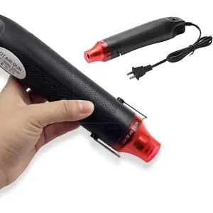 300W Handheld Heat Gun Dual-Temperature 392℉ & 662℉ Hot Air Gun Electric Heating Tools for Removing Epoxy Cup Painting Resin Air Bubbles, Drying Crafts & Shrink Wrap Paint