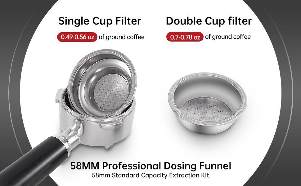 GARVEE 1350W 120V 15 Bar Espresso Machine with Grinder & Milk Frother, Automatic