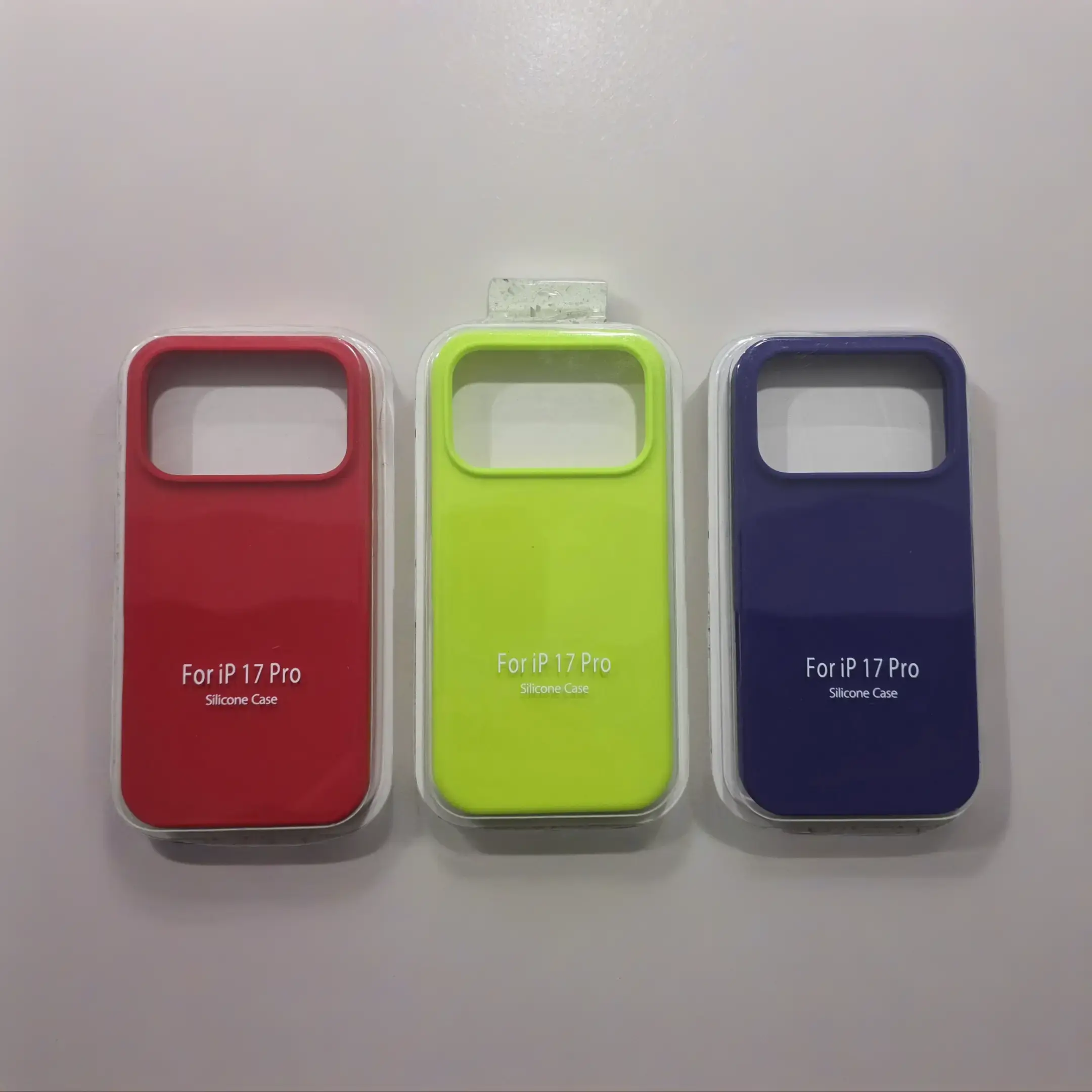 Liquid Silicone Case for iPhone 17 Pro, Shockproof Protective Cover with Soft Microfiber Lining Inside, Anti-Slip, Slim Fit, Full Body