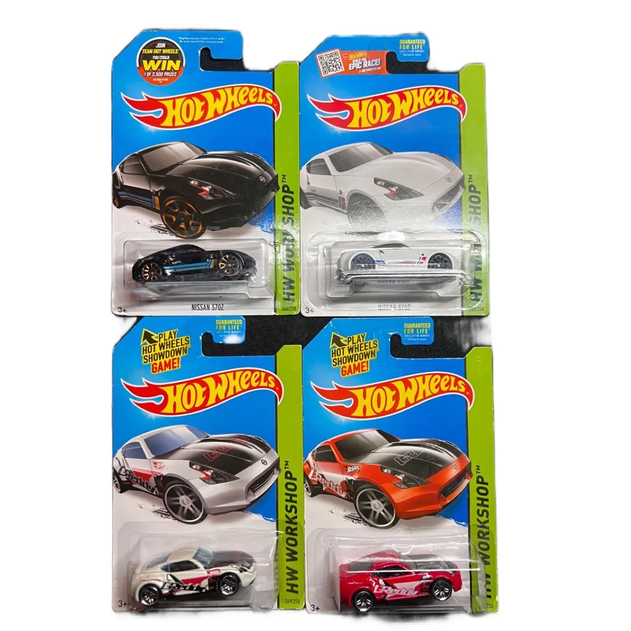 Hot Wheels Nissan 370z set
