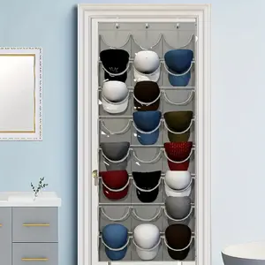 Door Hanging Hat Storage Bag, Multifunctional Storage, Multi-Layer Organizer for Hats and Socks, Ideal for Home Clutter Management, Recommended for Family Use, Bedroom Storage Organizer