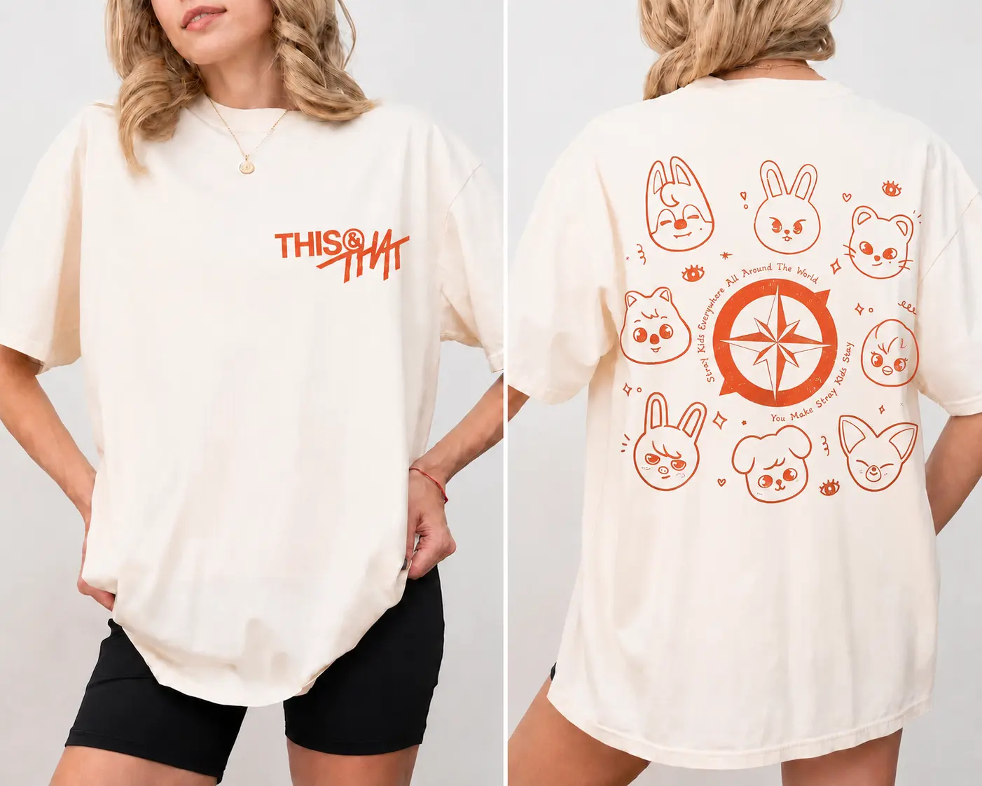SKZ World Tour Run It Shirt, This And That, Retro Streetwear Tee, Music Fan Shirt, Unisex Gift Cotton Top Soft Womenswear