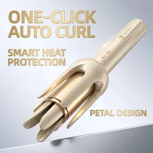 Haircare Automatic curling iron for effortless waves with negative ion technology, large egg roll curler, round brush look Dual Voltage Ceramic Auto Multifunctional Hair Straightener Hair Styling Kit