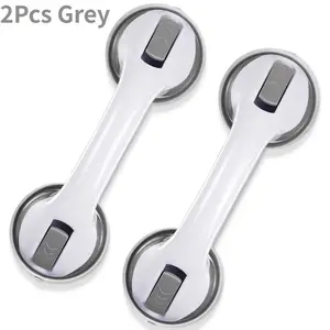 2-pack Safety Auxiliary Handle Shower Handle, Toilet Safety and Stable Handrail, Bathroom Non-slip Support Handle, Easy To Install