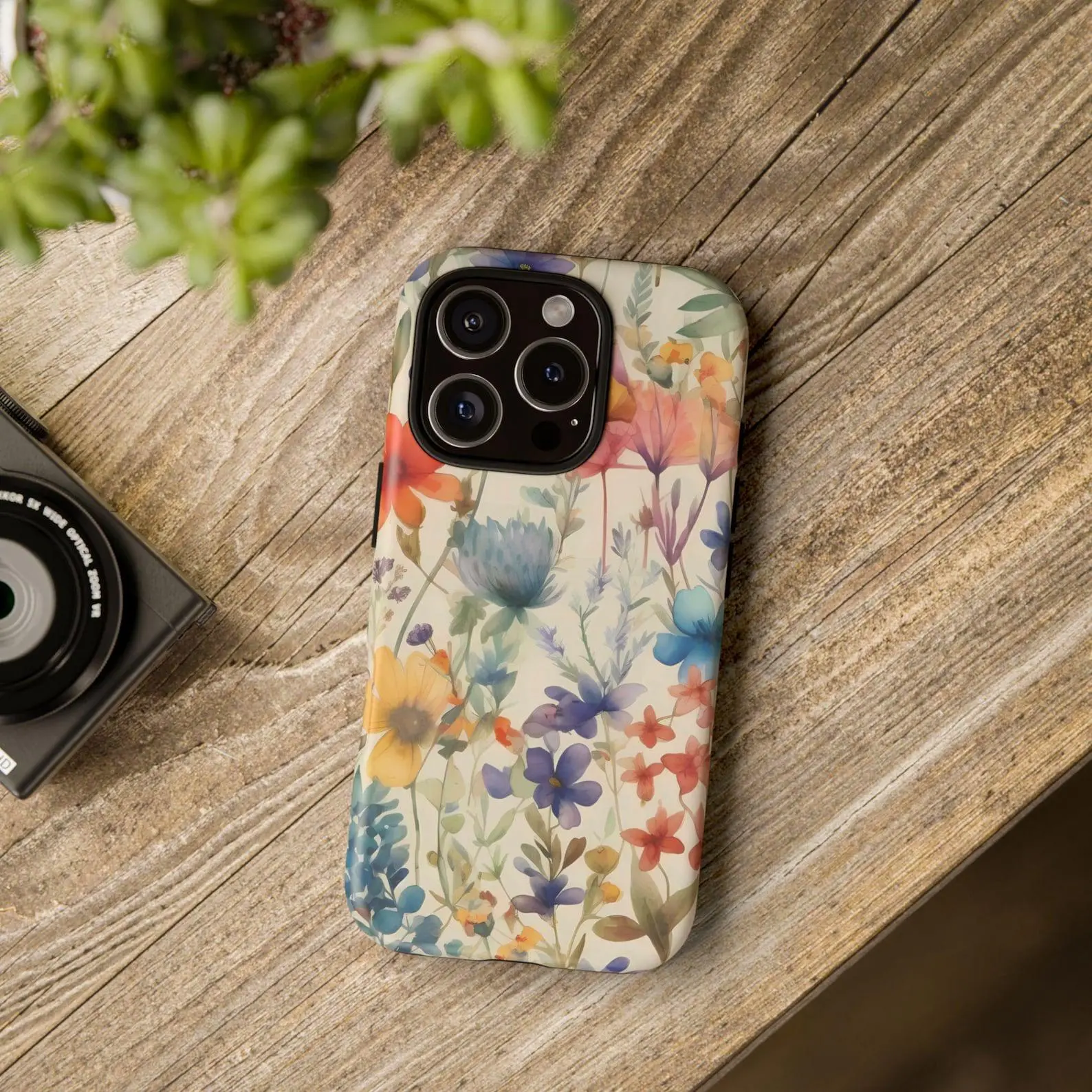 Floral Wildflower Phone Case | Soft Nature Aesthetic Case Cover