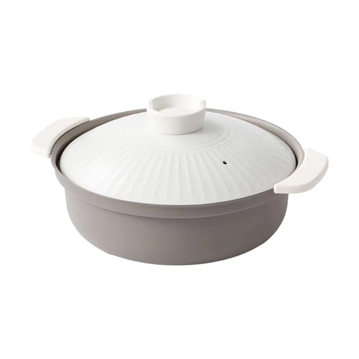Nitori IH Compatible Aluminum Stock Pot 24cm - Japanese Cookware for Stewing & Boiling