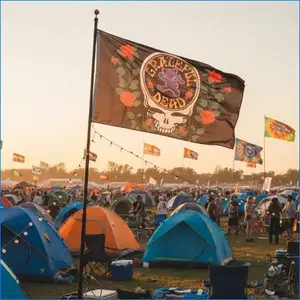 Grateful Dead - SYF Steal Your Face &  Roses Flag