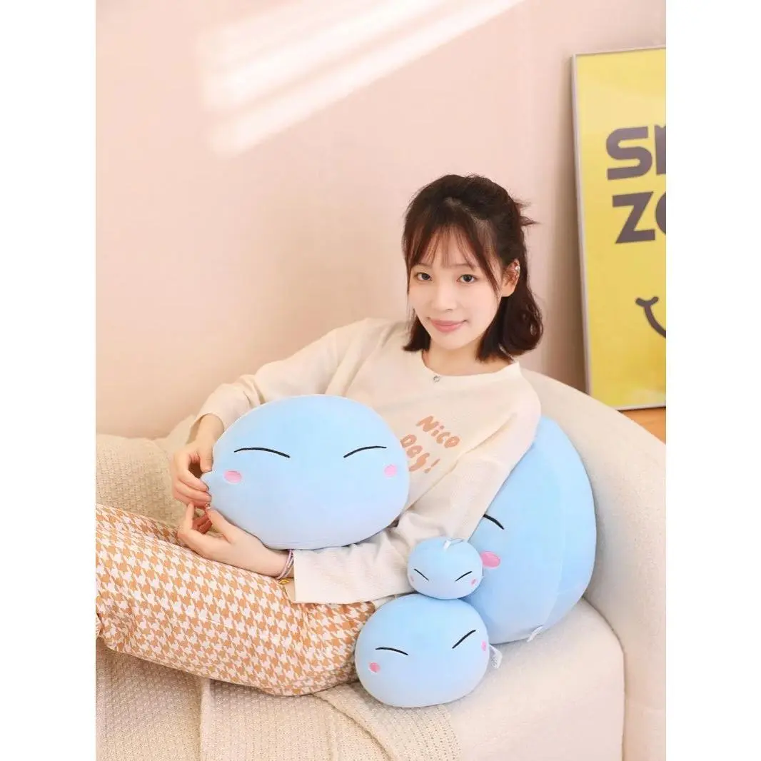Two-Dimensional Slime Pillow about Me Being Reincarnated into the Cute King Rimuru, a Game and Anime Merchandise Plush Toy