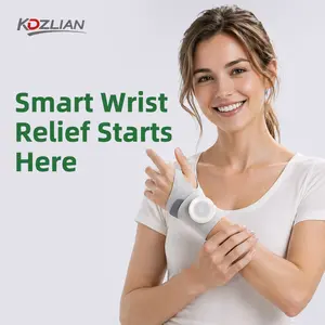 EMS Wrist Massager for Overworked Wrists, Adjustable Pulse Massage Wrist Support