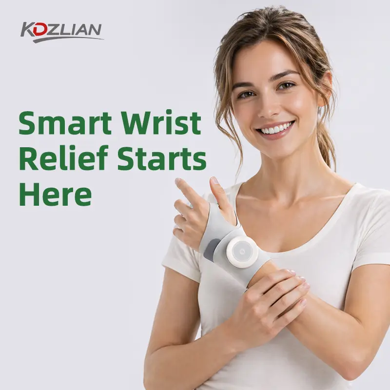 Hand Massager Wrist EMS Pulse Device for Carpal Tunnel & Arthritis Relief 6 Modes 20 Levels with Microcurrent for Hands & Wrist Portable Therapy Gift for Men Women