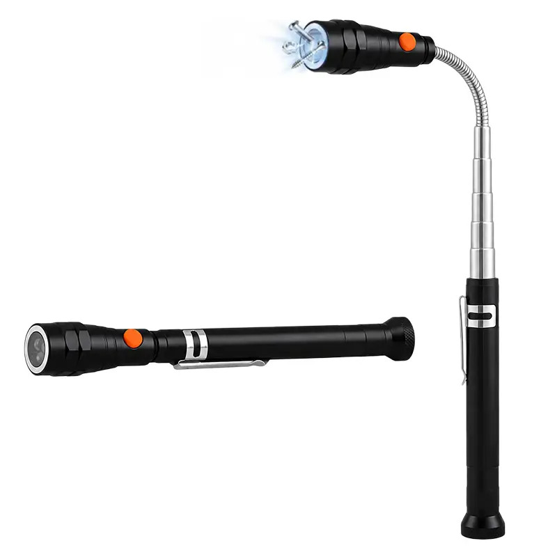 Extendable Magnetic Pickup Tools - Telescoping Magnet with LED Flashlight Gifts for Men, Fathers Day Mens Gifts from Daughter Son, Birthday Gifts for Men Dad Him,car accessories