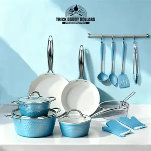 15 Piece Premium Ceramic Cookware Set