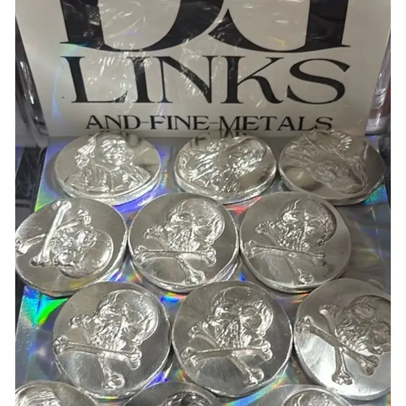 1 OZT GGLINKS Handpoured silver