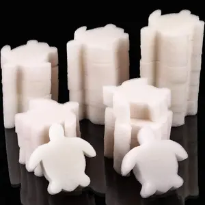 24 Pieces Hot Tub Sponge, Turtle Oil Scum Absorbing Absorber for Spa and Swimming Pool (White) Chuangdi