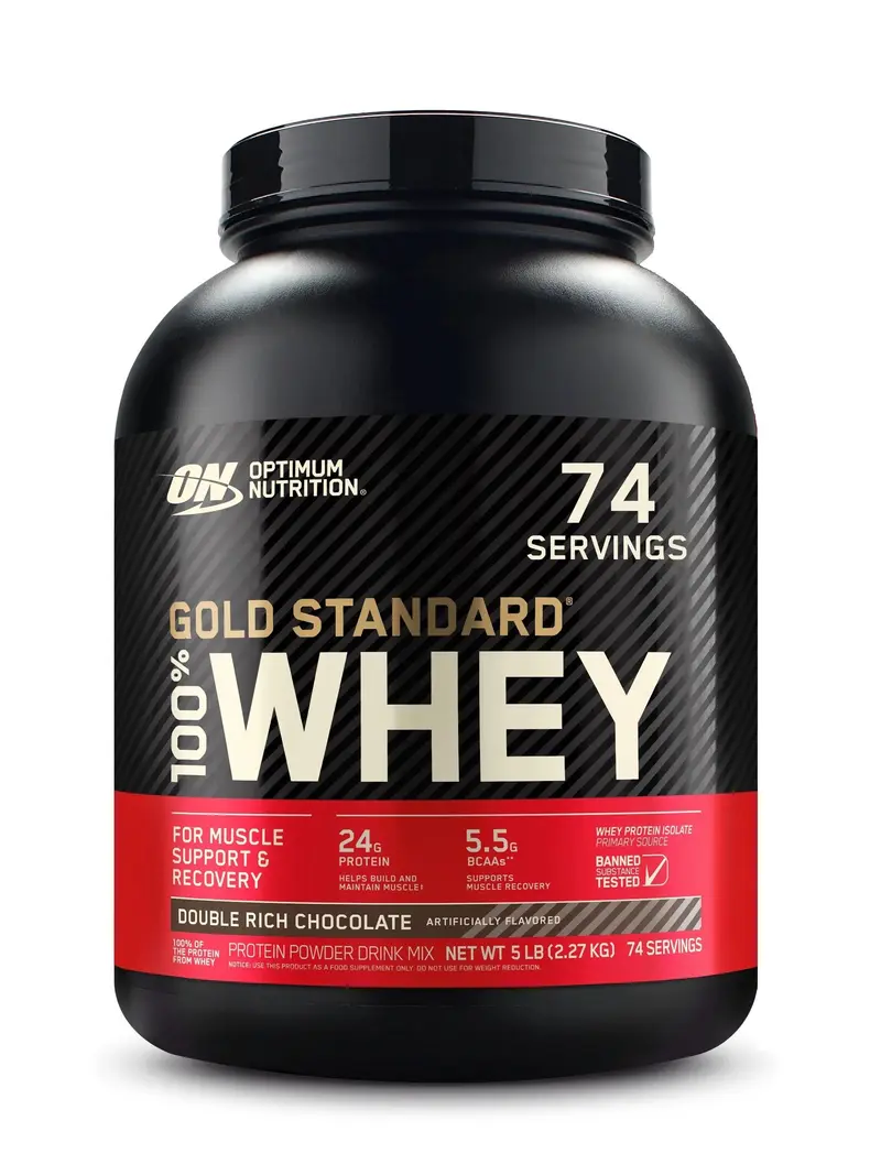 Optimum Nutrition Gold Standard 100% Whey Protein Powder, 5 lbs Healthcare Fitness