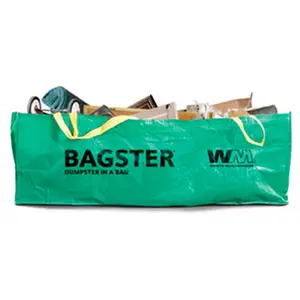 212 MAIN Flexible Durable Tear-Resistant 3CUYD Dumpster Bag, 8 x 4 x 2.5 ft, Home Care Trash Bag, Durable Trash Bag, Waste Bags