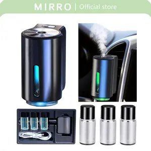 Smart Car Air Freshener, Car Air Freshener Diffuser,  3 Levels of Adjustable Intelligent Car Diffuser Men's Fragrance with 3 Bottles of Cologne,Ladies