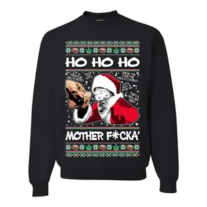 Friday Hood Santa Ugly Christmas Sweater Unisex Crewneck Sweatshirt