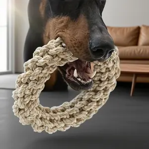 Durable Bite-Resistant Rope Dog Toy, Heavy-Duty Interactive Chewing Toy for Medium to Large Dogs, Pulling and Solo Play, Long-Lasting
