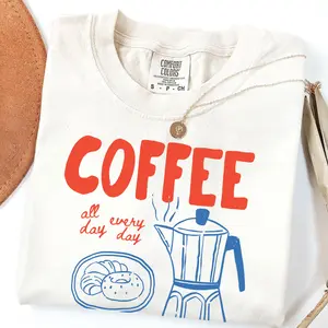 Coffee Club Shirt, Comfort Colors Tee, Coffee Lover Gift, Retro Coffee Shirt, Coffee Club Tshirt, Foodie Shirt, Aesthetic Shirt, Trendy Tee