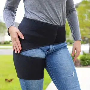 1pc Adjustable Hip Support Strap for Sciatic - Fits 46.2"  28.3" Waist, Polyester, Hook-and-loop Fastener Closure, Hand Washable - Ideal for Thigh, Hip, Groin Injuries,  Muscle Stabilization - (Order A Size Up)