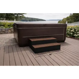 Fakewood Two Tier Enclosed Step (36") Mocha Luxe