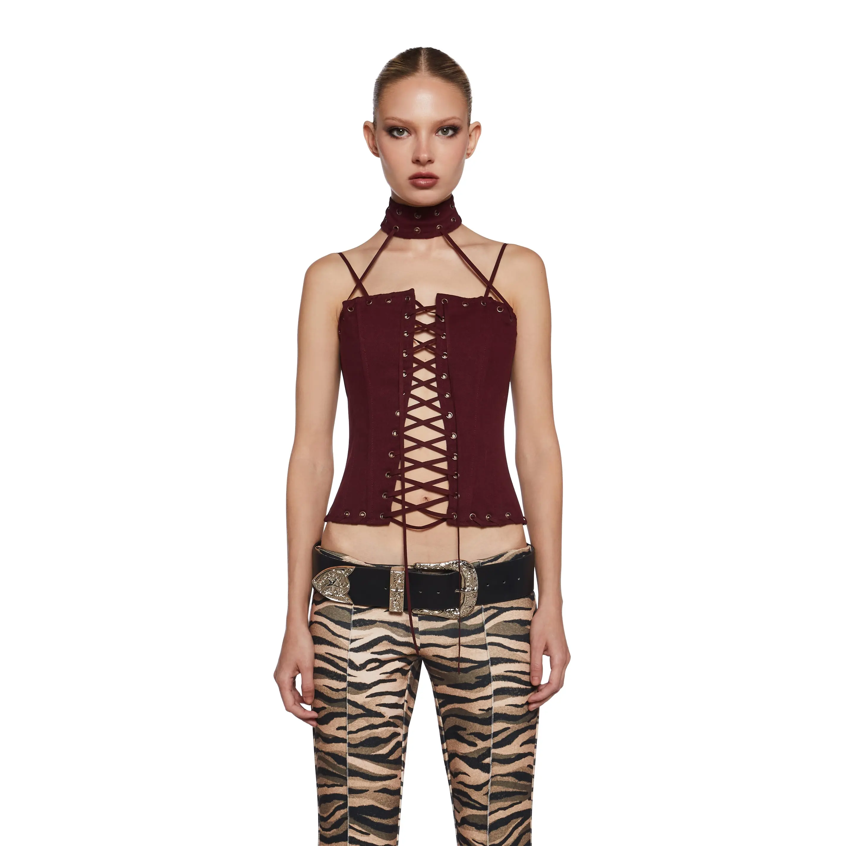 Waited All Night Corset Top