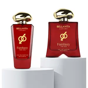 BellaVita Luxury Mood Collection Fantasy Gift Set for Him & Her | EDP for Men & Women | Long-Lasting Premium Fragrances | Apple, Cinnamon & Musk | Pink Pepper, Jasmine & Patchouli | Perfect Gift Set