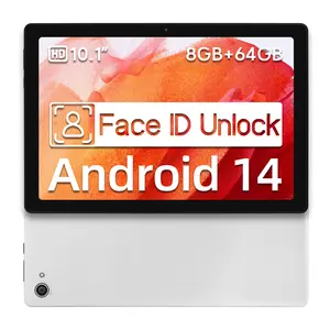 AEEZ0 10.1inch Android 14 Tablet8GB RAM+64GB ROM (Expandable up to 1TB), WiFi ,FastCharging,5MP+8MP Dual Camera, Wi-Fi, Widevine L1Support, fathersdaygift/ Good Gift for Family and Friends