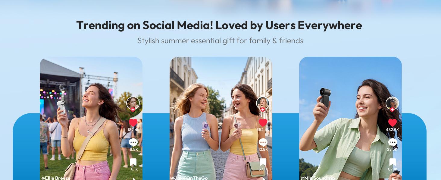 FUDUOO Portable Handheld Fan — High-Speed, Powerful Airflow with 199-Level Stepless Adjustment. Rechargeable Design. An Essential Cooling Companion for Summer Travel, Vacations, and Outdoor Activities. Perfect Gift. FUDUOO Portable Handheld Fan — High-Speed, Powerful Airflow with 199-Level Stepless Adjustment. Rechargeable Design. An Essential Cooling Companion for Summer Travel, Vacations, and Outdoor Activities. Perfect Gift.