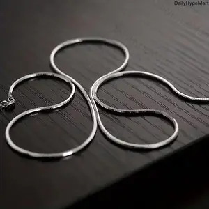 S925 Silver Minimalist Necklace, Ideal for Parties, Festivals & Daily Wear