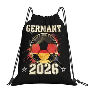 1pc Germany 2026 Drawstring Bags Outdoor Sports Portable Storage Bag Bundle Pocket Rope Bag
