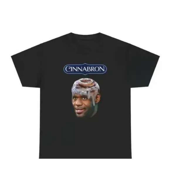 Youth & Adult Cinnabron LeBron James Meme T-Shirt, Funny t-shirt, Unisex T-shirt, Casual Everyday Apparel, Gift for Him or Her
