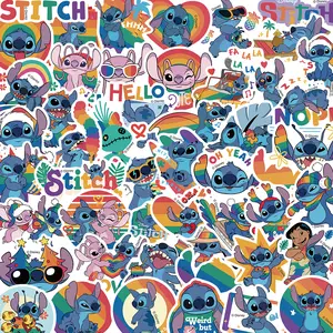 Disney Stitch Stickers 50PCS - Perfect for Disney Fans Featuring Favorite Stitch Character Ideal for Planners Scrapbooks and More